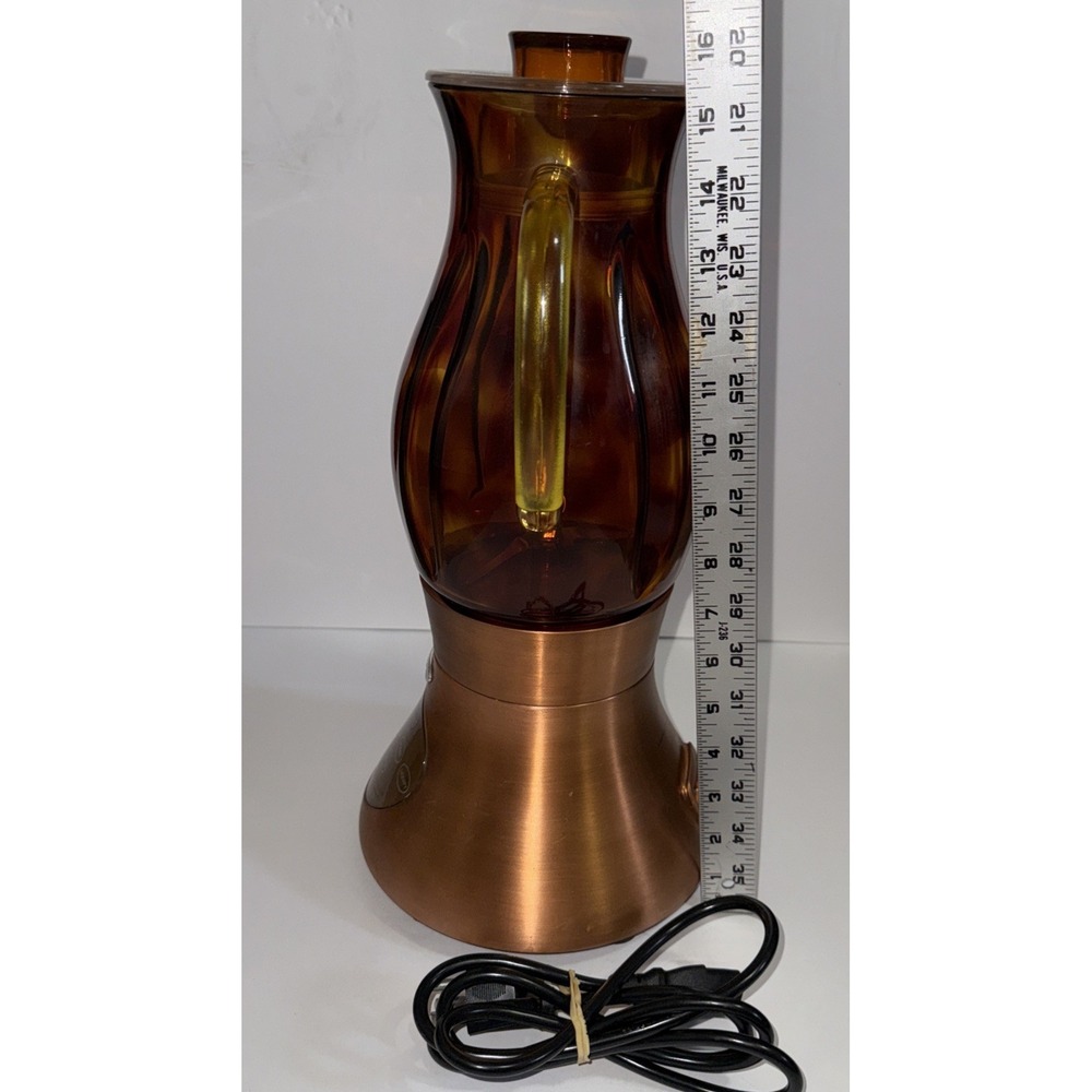 Jenn-Air Attrezzi Bar Blender Ice Crusher Glass 48oz Mixer- Amber - Picture 6 of 16